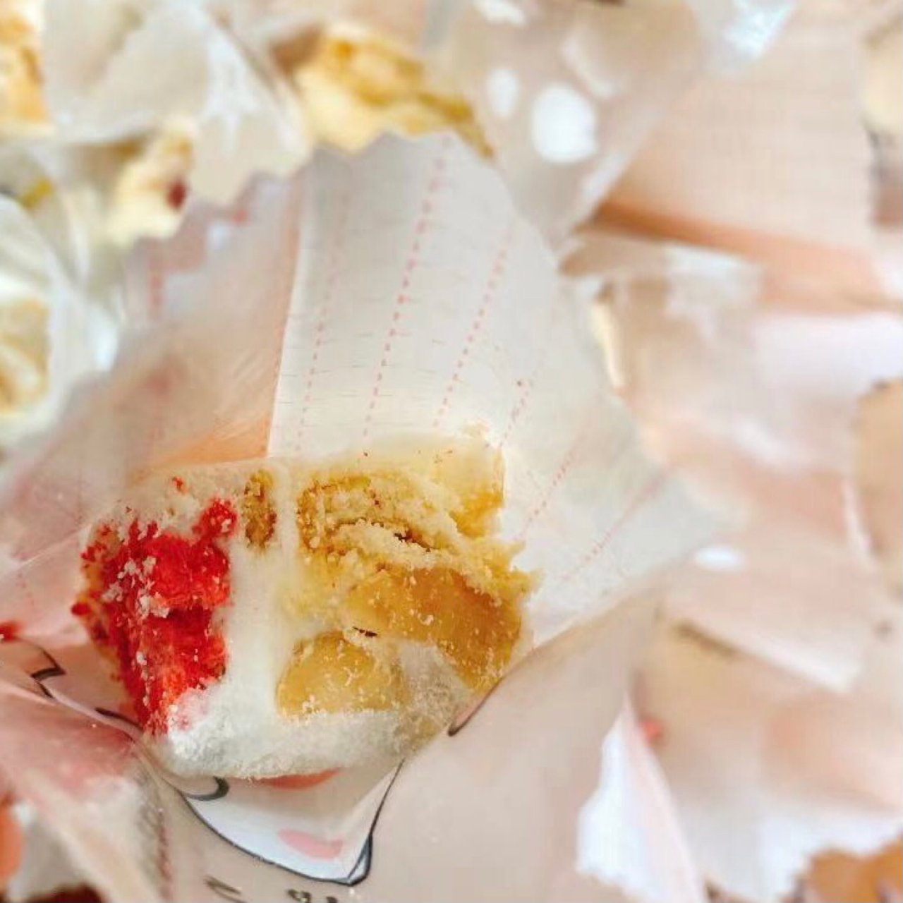 草莓🍓雪花酥｜最简单的自制甜点🍮