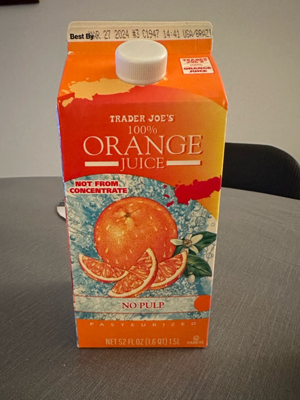龙年第一杯橙汁🍊...