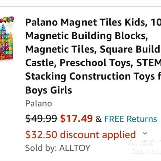 精美的儿童磁力🧲片玩具3.5折超好价‼️...