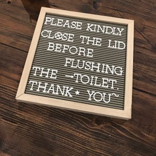 letter board 新用法...