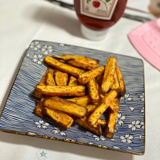 空气炸锅版【红薯🍠薯条🍟】能常吃的健康美...