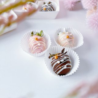 送你一盒专属的浪漫｜高颜值草莓巧克力...