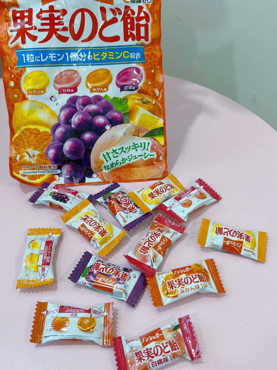 【果実のど飴】最好吃的水果润喉糖...