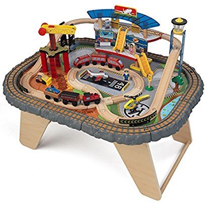 17564.0 儿童立体火车站+火车套装玩具