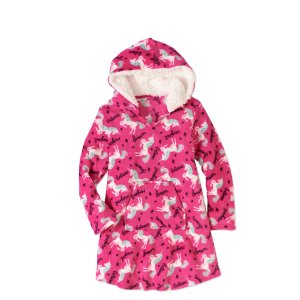 Only Girls Sherpa Lined Hooded Pullover Gown