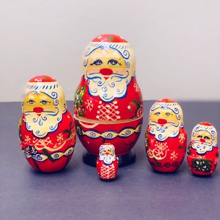 超可爱的俄罗斯圣诞🎅🏻套娃🎅🏻🎅🏻...