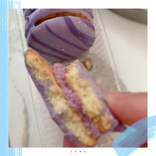 【夏日2】劝退～缺德舅的紫薯三明治饼干...