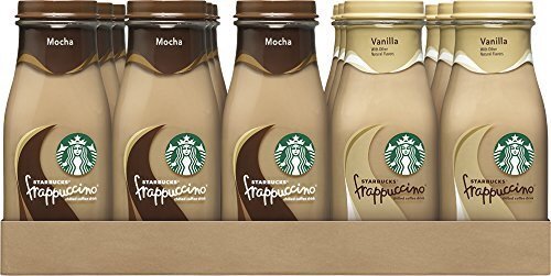 Frappuccino Drinks, Mocha and Vanilla Flavors 15 Bottles
