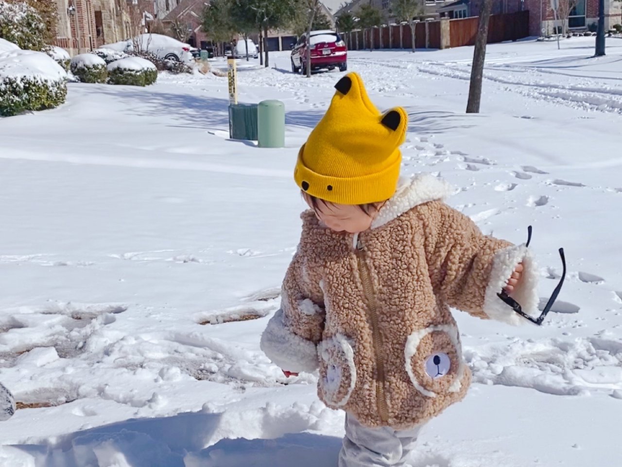 2021年达拉斯的初雪...