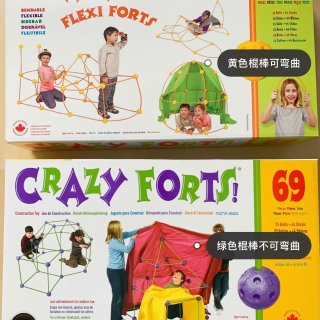 Crazy Forts, Purple, 69 Pieces: Toys & Games