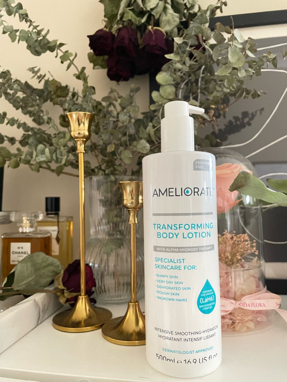 AMELIORATE,AMELIORATE Transforming Body Lotion 500ml (Fragrance Free) - LOOKFANTASTIC