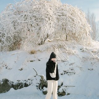 雪景拍照📷一片纯白的童话世界❄️...