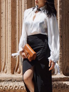 #昆娜穿搭#7月的黑白经典复古色调穿搭分享