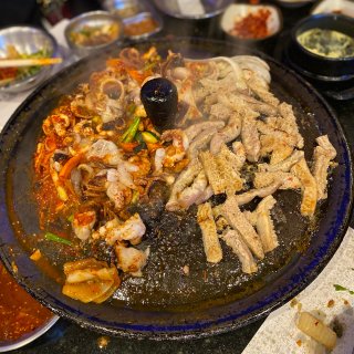 南湾爆赞的韩国烤肉🥩牛小肠🥳...