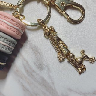 粉粉 - 马卡龙钥匙链...