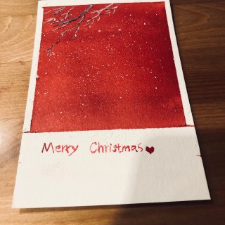 画圣诞卡片