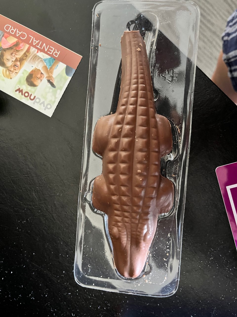 买到了一个鳄鱼🐊巧克力...