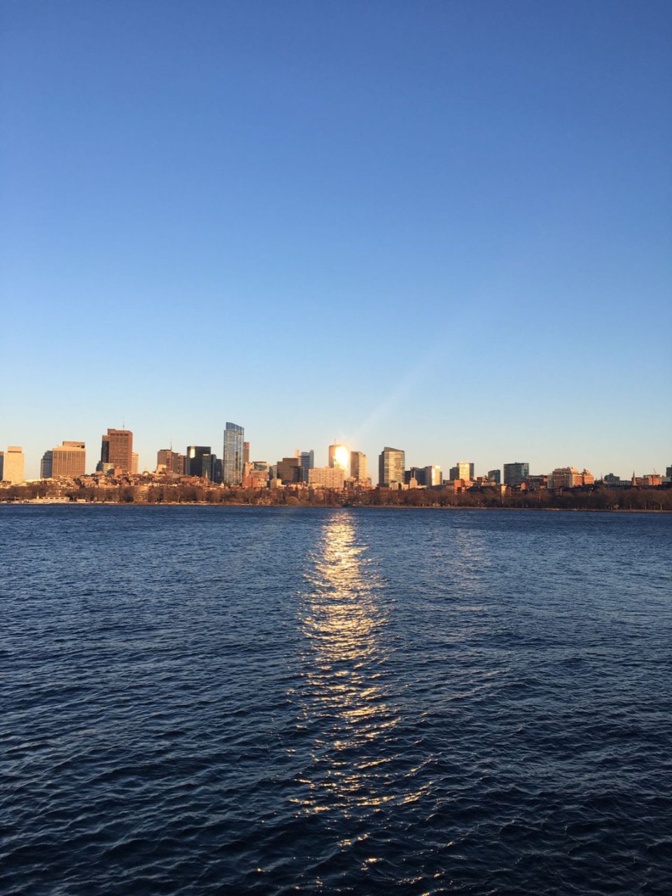 波士顿最美日落...