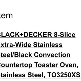 black decker 烤箱