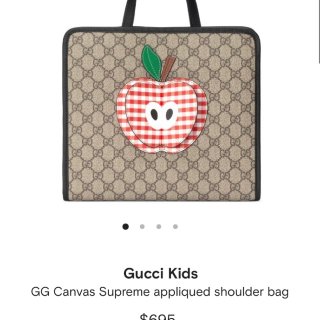 Gucci这款童包容量大好看实用还减龄，...