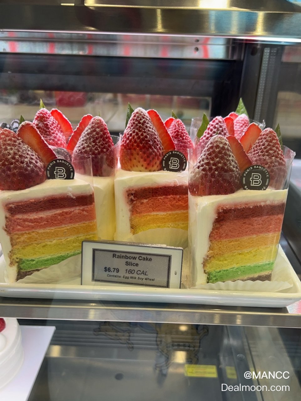 巴黎贝甜🌈彩虹蛋糕...