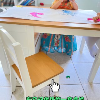 被抢断货的儿童学习桌椅套装安装～...