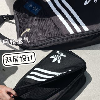 Adidas｜三叶草超大容量鞋包+小白鞋...