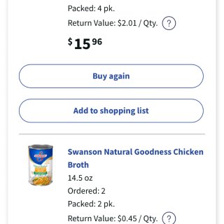 Walgreens,Swanson Natural Goodness 低钠鸡汤 14.5oz