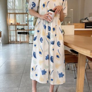 【夏日美裙】一款超级小清新的连衣裙...
