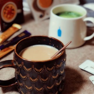 牛奶拿铁,Blue Bottle,Starbucks mug