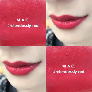 MAC家relentlessly red，妩媚的极度哑光