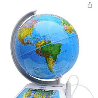 Oregon Scientific SG268R Smart Globe Adventure AR Educational World Geography Kids - Learning Toy: Toys & Games