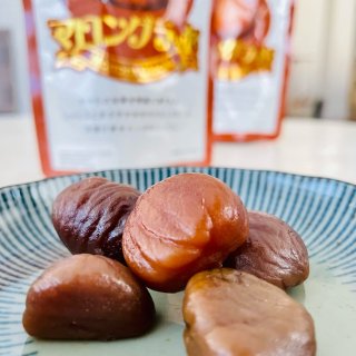 糖蜜渍栗子🌰，日本人是在用生命吃甜啊...