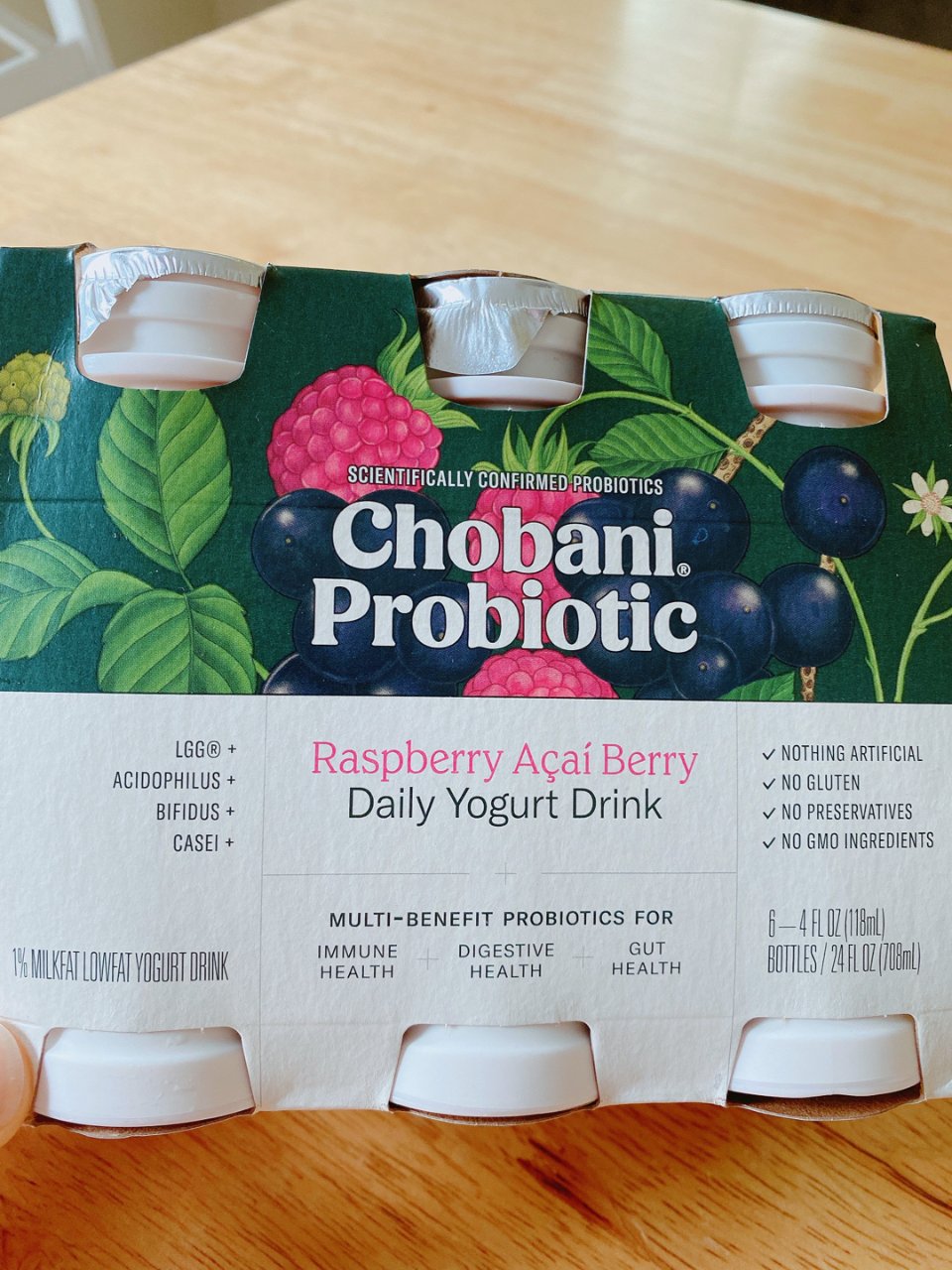 Chobani Vanilla Greek Yogurt With Mixed Berry On The Bottom - 4pk/5.3oz : Target