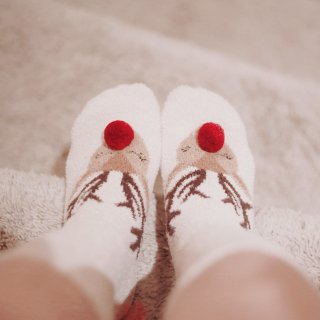 穿搭 | 圣诞节🎄就是要穿可爱的厚袜子呀...