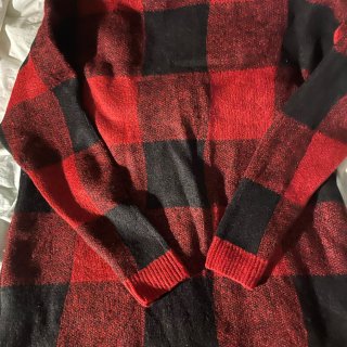 梅西的 Style&Co 红黑格子毛衣 ...