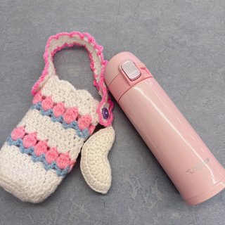 郁金香🌷瓶子保护袋+粉嫩的保温水壶...