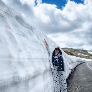 黄石-熊牙公路2 | 🌞7月的冰雪，7月...