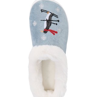 企鹅🐧滑雪⛷️！好可爱的拖鞋！...