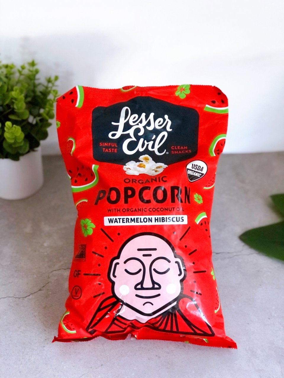 LesserEvil, Organic Popcorn, Himalayan Sweetness, 7 Ounce