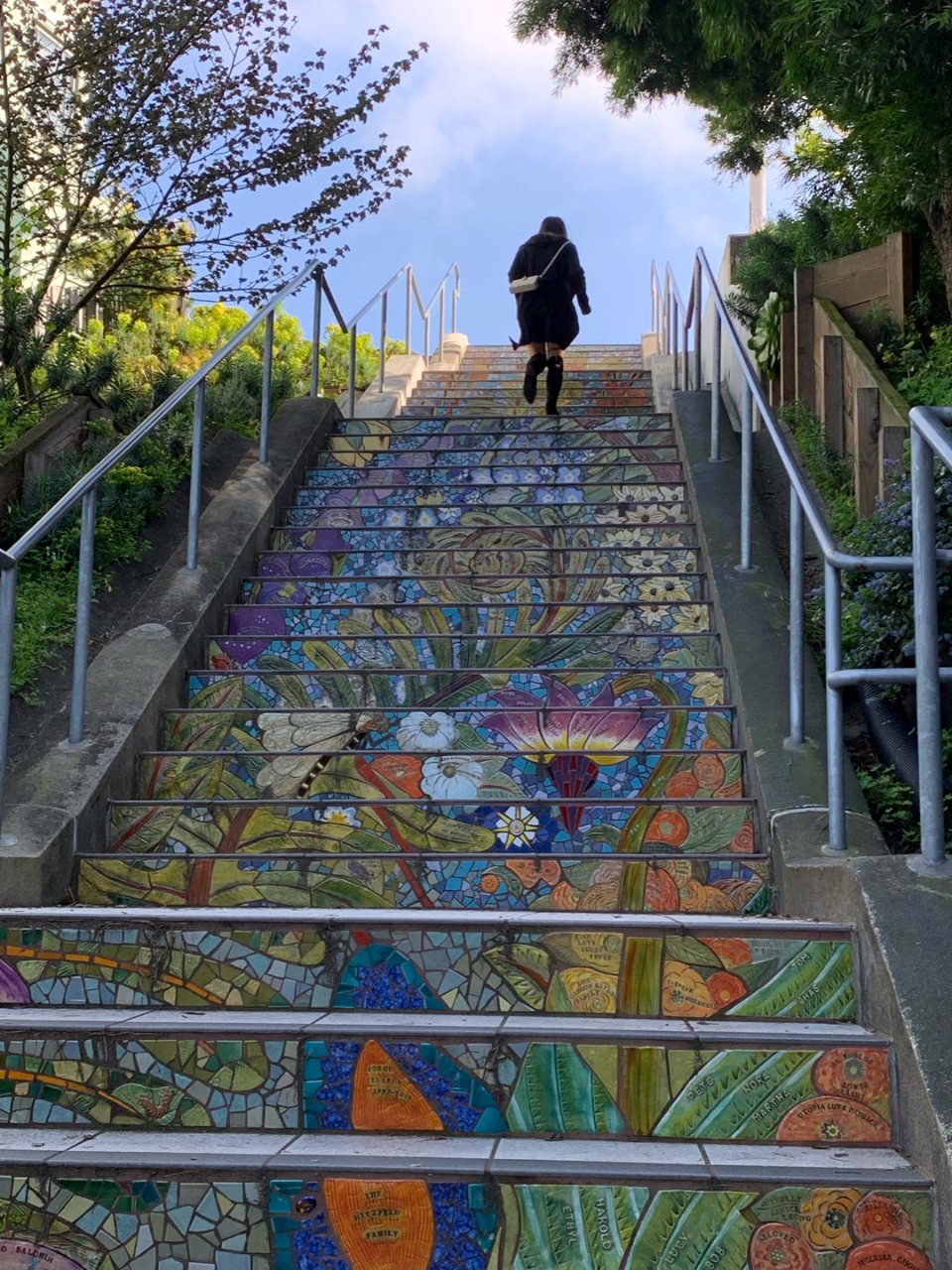 旧金山最美童话阶梯...