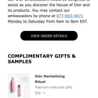 十全十美 之1⃣️ Dior 免费薅会员...