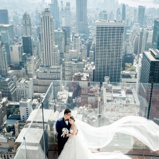 我在纽约的婚纱照...