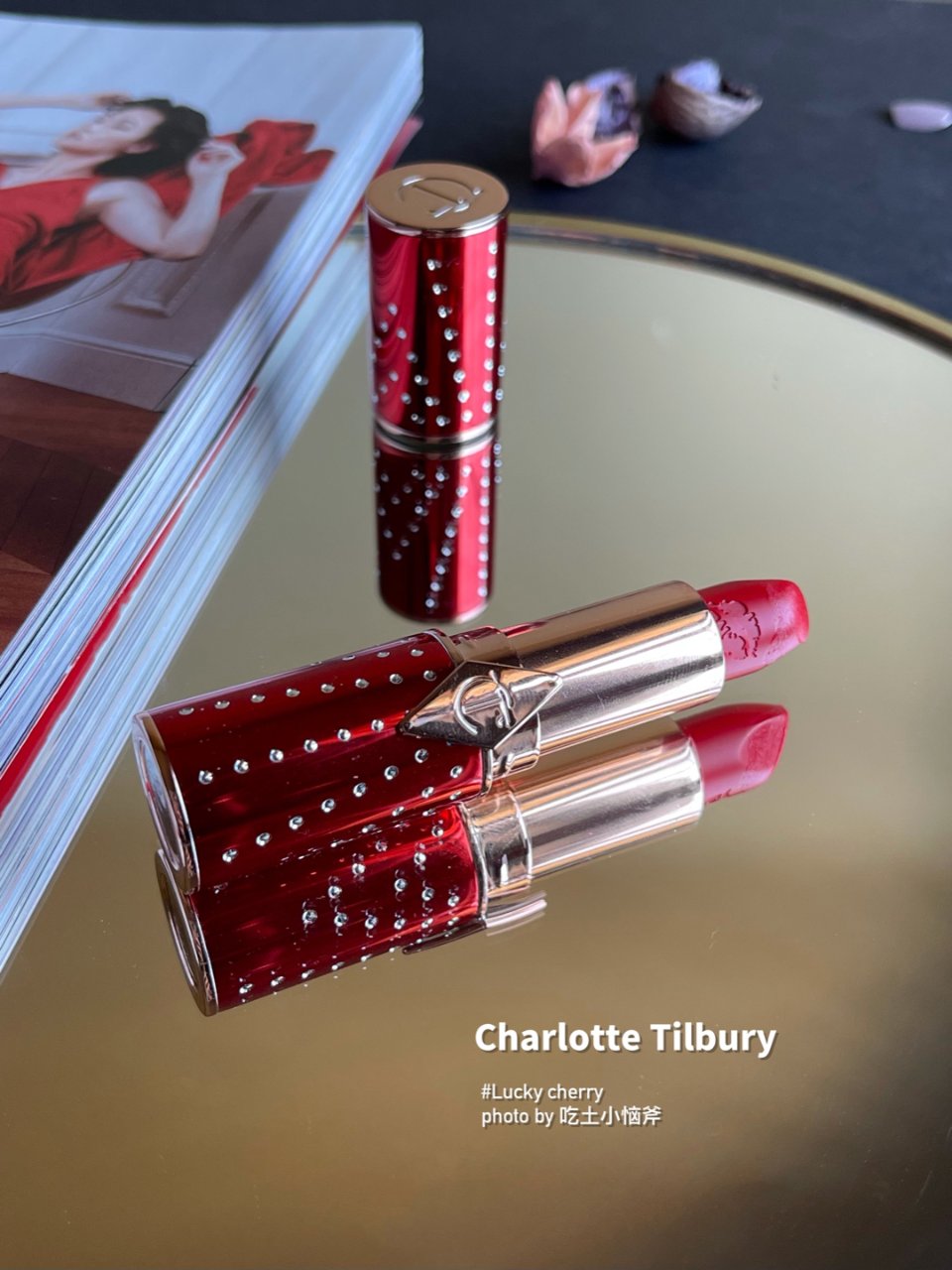 Sweet Blossom: K.i.s.s.i.n.g: Rusty Rose Red Lipstick | Charlotte Tilbury