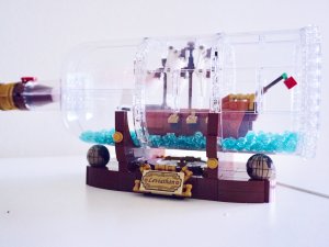 瓶中船Lego
