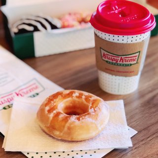 Krispy Kreme Doughnuts KK美国甜甜圈,美国咖啡日