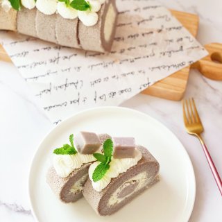 紫薯香芋奶冻蛋糕卷｜低调的华丽...