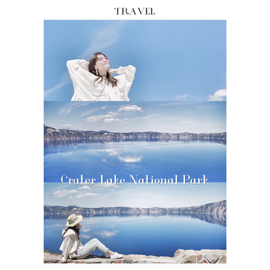 火山湖国家公园▪️寂静的蓝天和深湖☁️...