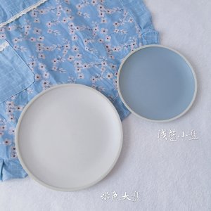 微众测｜🍃四季莫兰迪色陶瓷盘