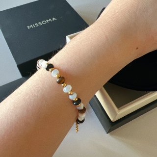 Savi Pearl & Gemstone Beaded Bracelet | 18ct Gold Plated | Missoma